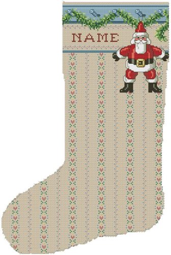 (image for) Garland Cuff Heirloom Stocking